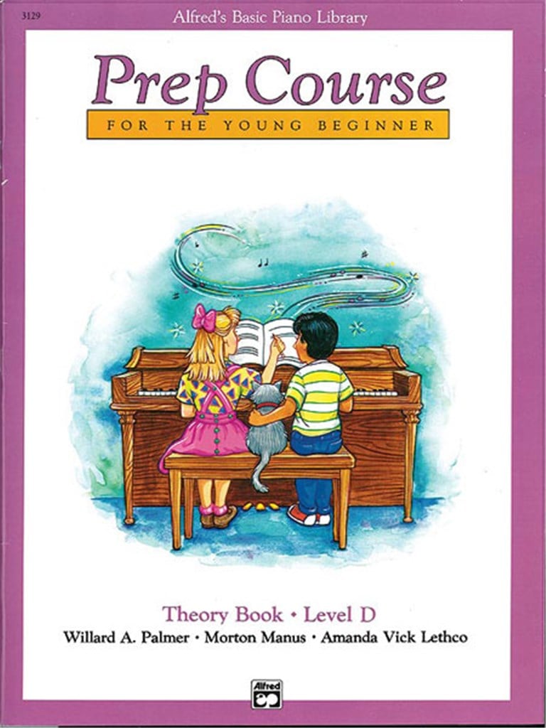 Alfred's Basic Piano Library Prep Course Theory D